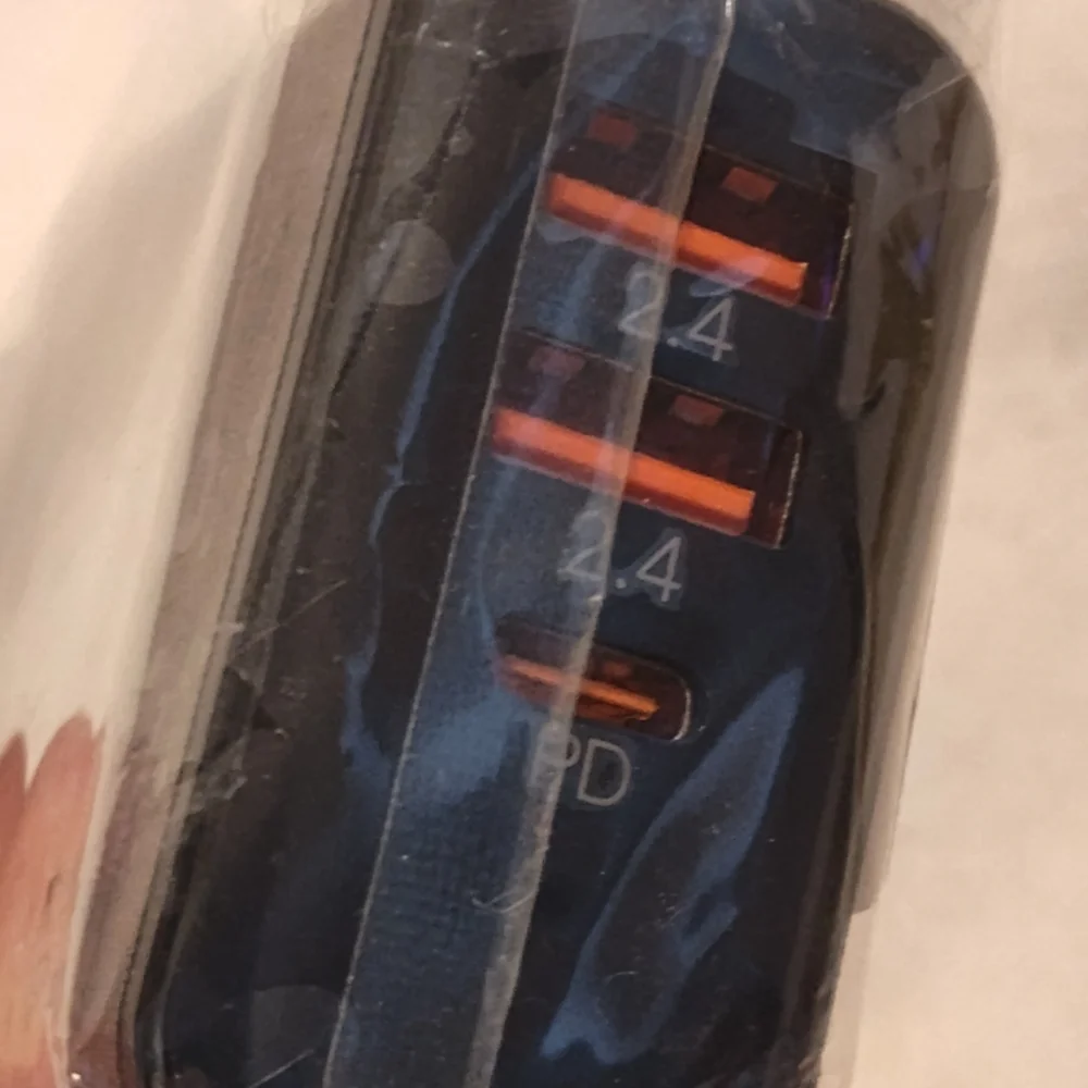 Fast Charging Black Power Adapter